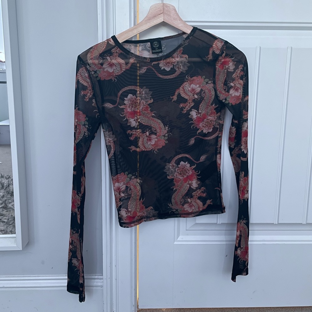 UO dragon mesh top Size S